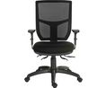 Fabric Office Chair, 150kg, Black